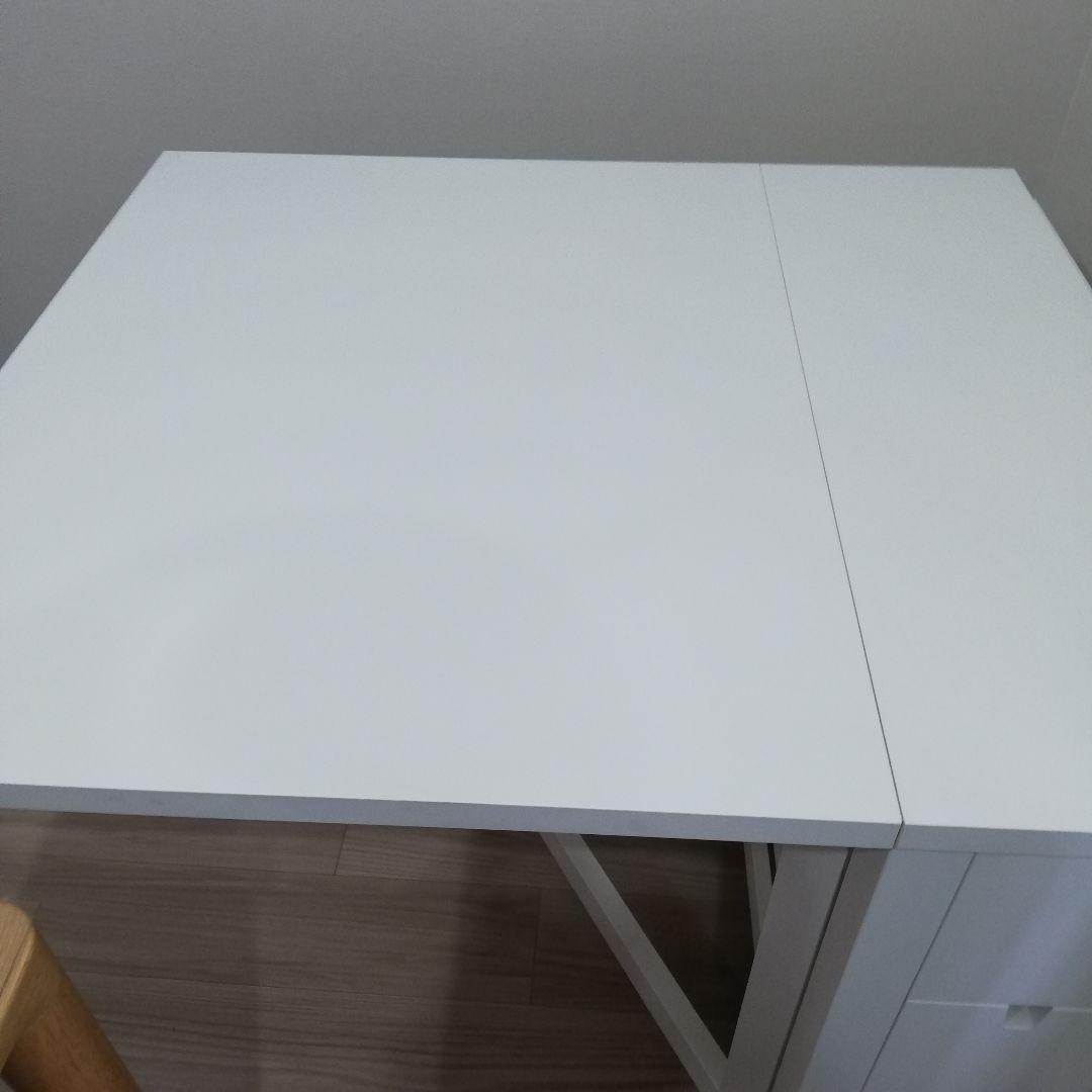 IKEA 折りたたみダイニングテーブル NORDEN ノールデン ホワイト