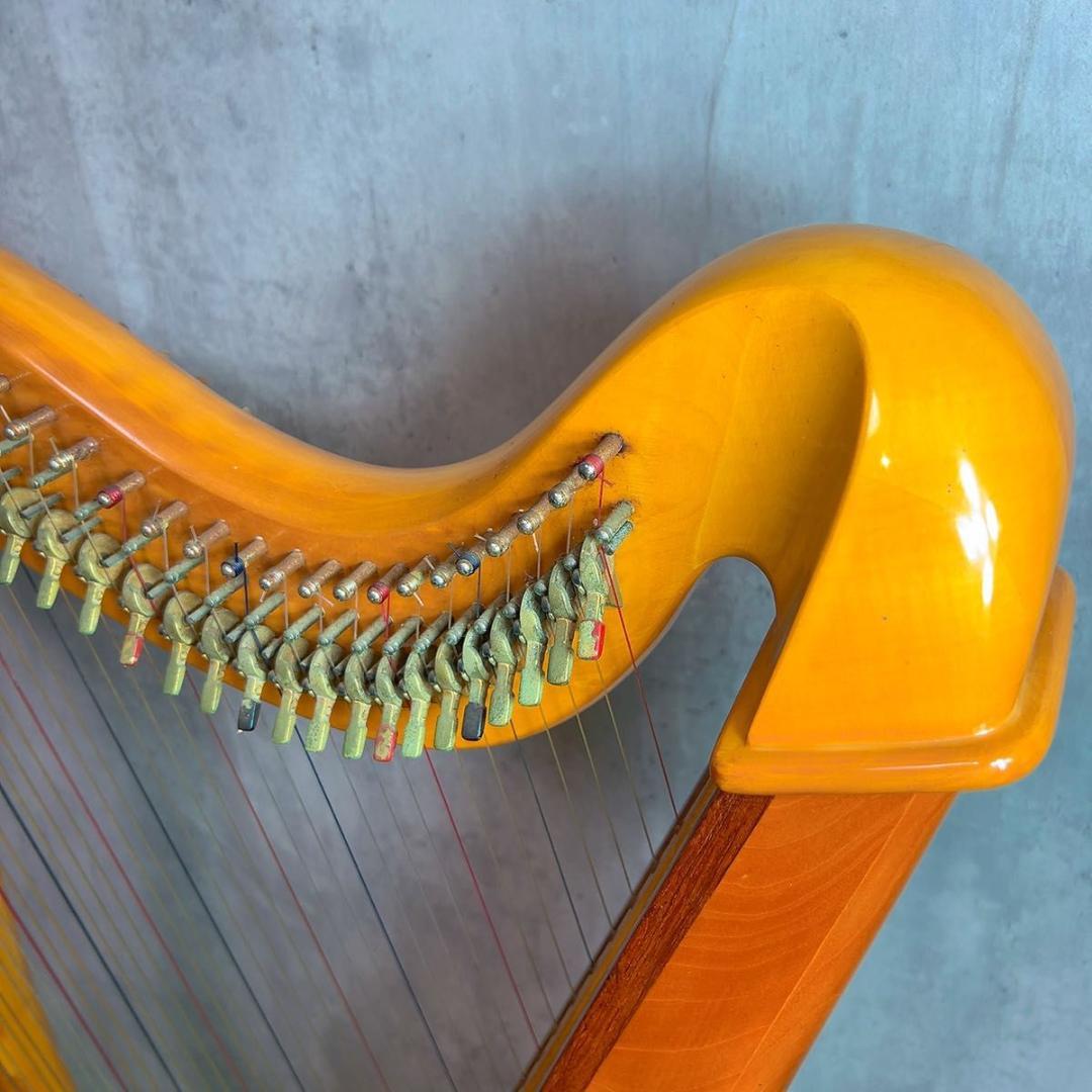 青山ハープ AOYAMA 140D 36弦 アイリッシュハープ レバーハープ