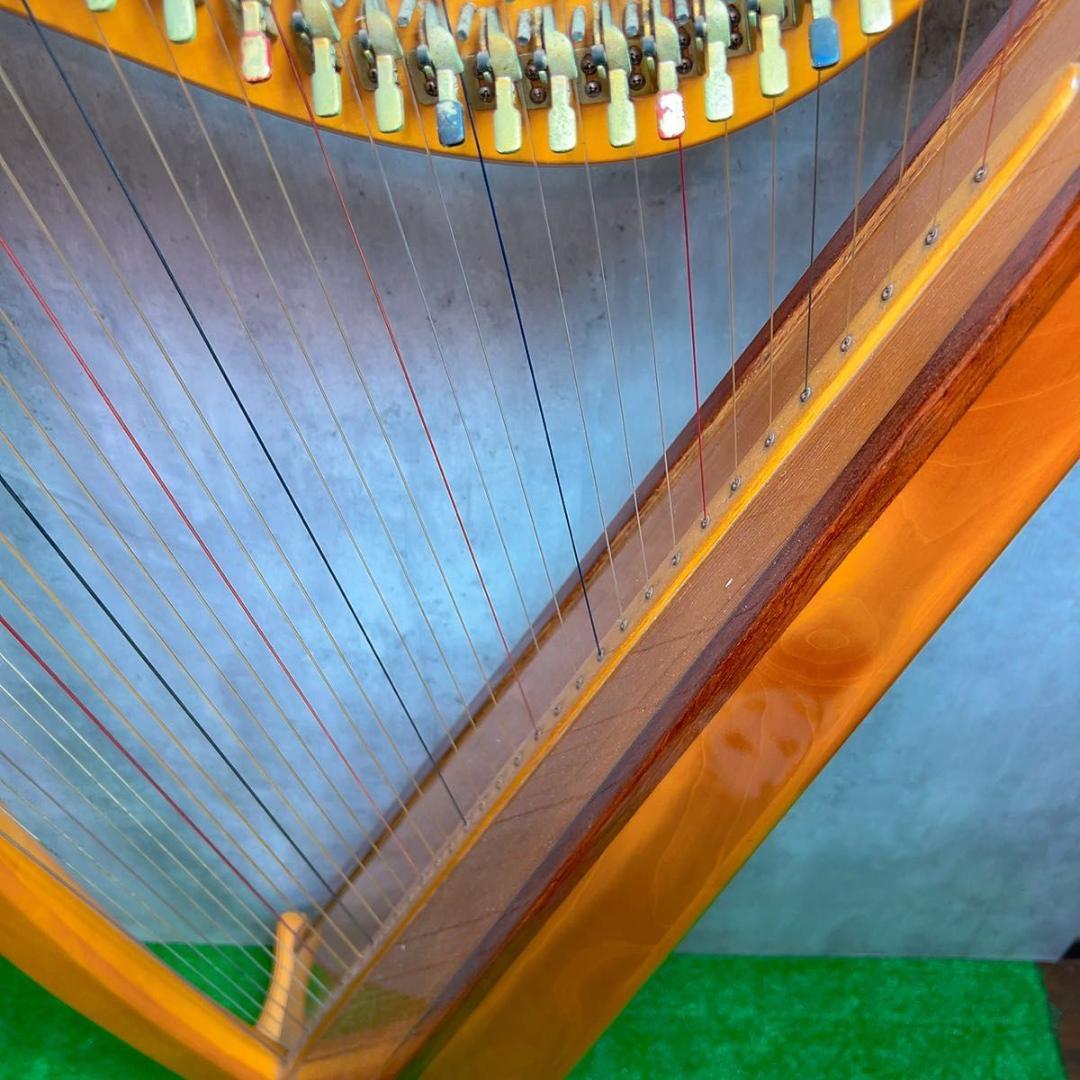 青山ハープ AOYAMA 140D 36弦　アイリッシュハープ　レバーハープ