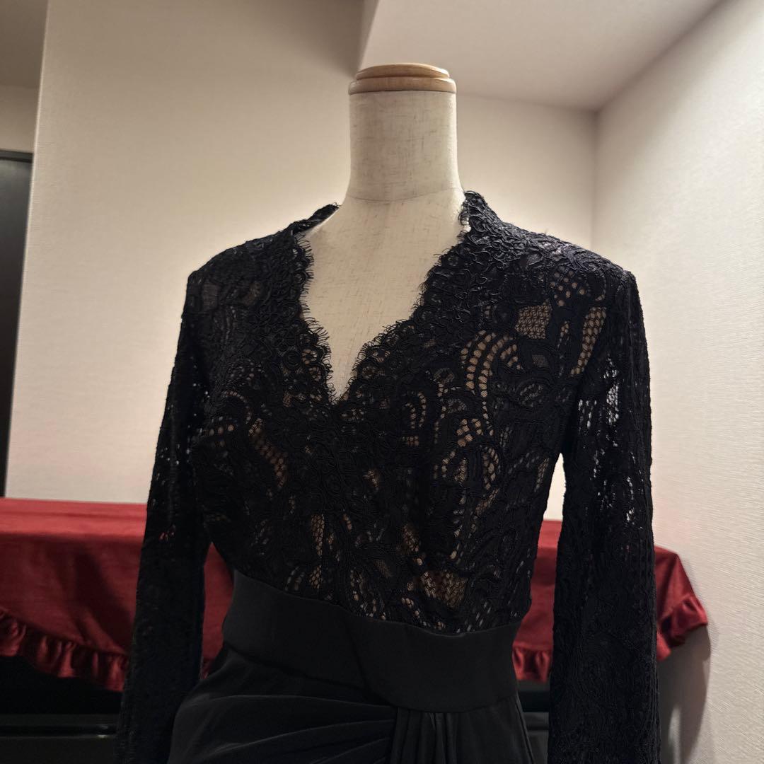 TADASHISHOJI ドレス　ブラック　黒　タダシショージ