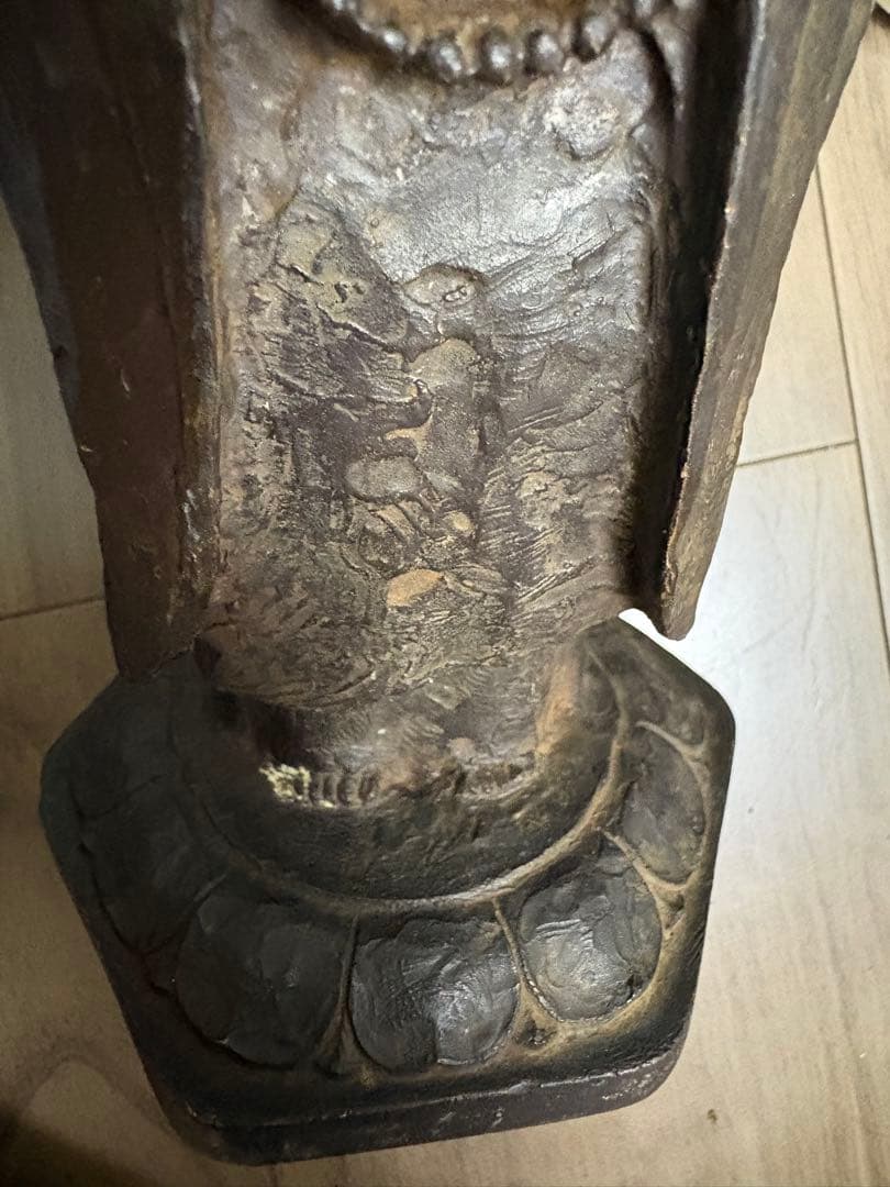 友沢正彦 祈り 21cm 仏像 地蔵菩薩 合掌地蔵 ブロンズ像 彫刻