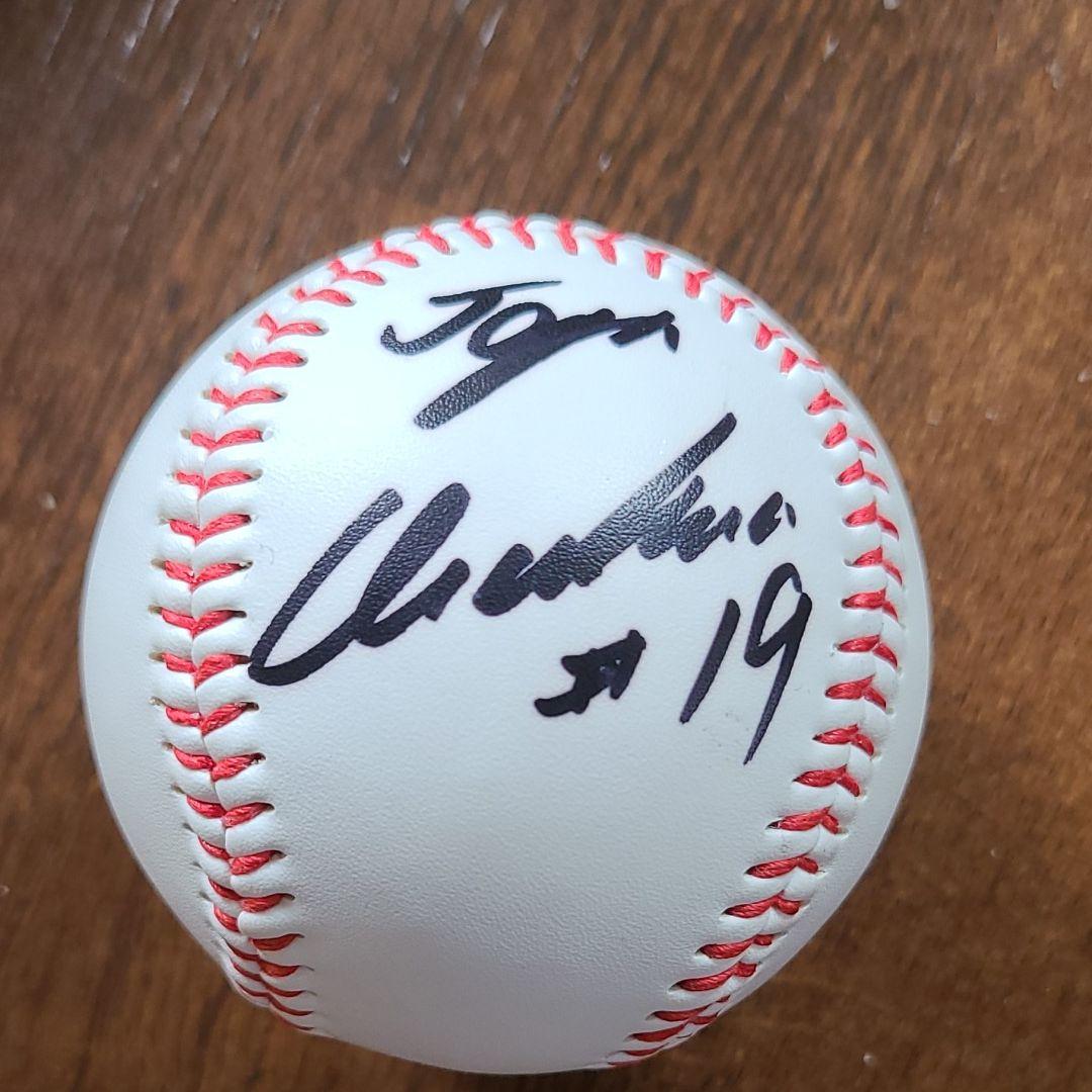 元日本代表(ジャイアンツ)19上原浩治選手直筆サイン入りボール