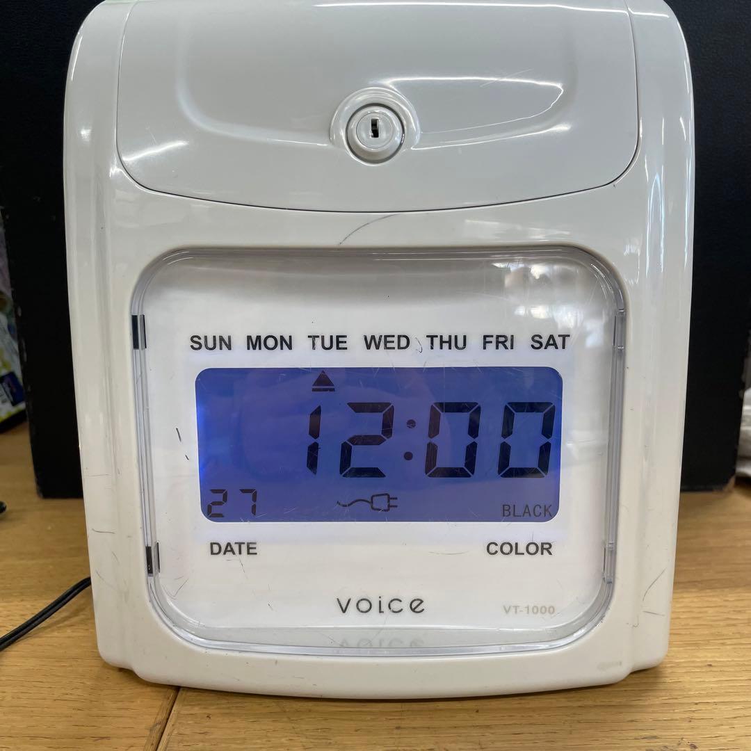 動作品 Voice VT-1000 タイムレコーダー - メルカリ