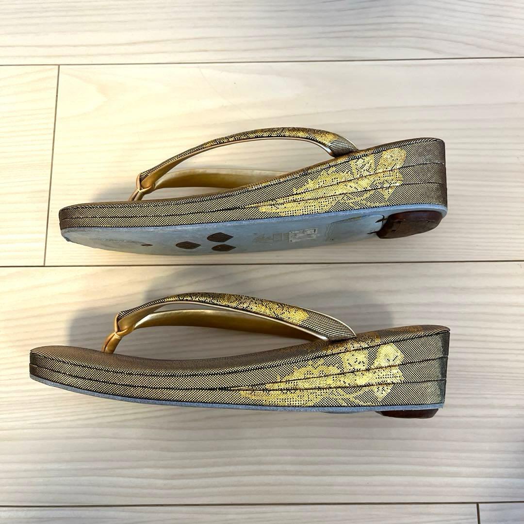 金鷲印　佐賀錦　草履バッグセット　M2404142