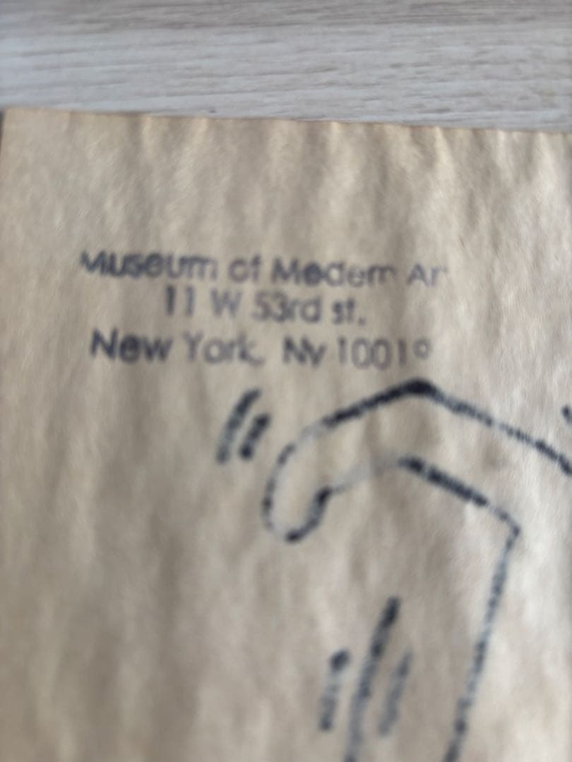 キースヘリング　肉筆　模写　サイン有　油彩　原画　ポップアート 財印スタンプ