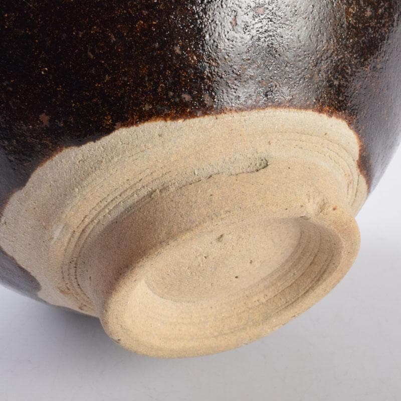 茶道具 瀬戸焼 黒茶碗 仕覆・時代箱付 V 8478 - メルカリ