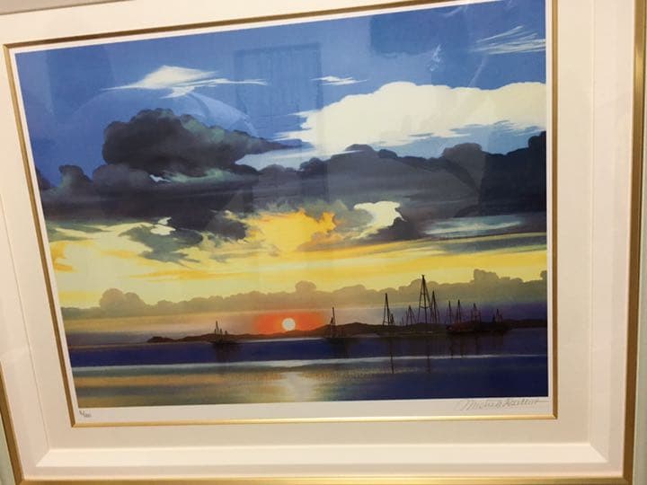 ミッシェル　バテュ　【素晴らしき落日の風景】 ミッシェルバテュ【素晴らしき落日の風景】