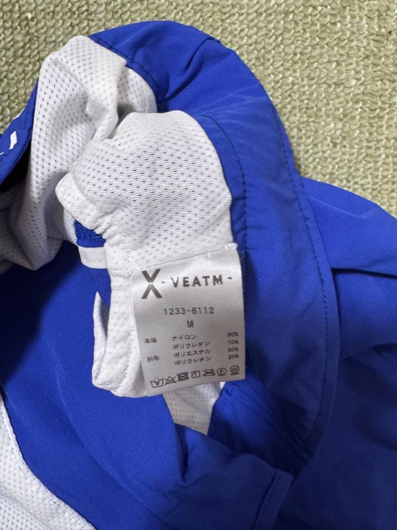 VEATM 青/黄 ストライプ 水着 Mサイズ