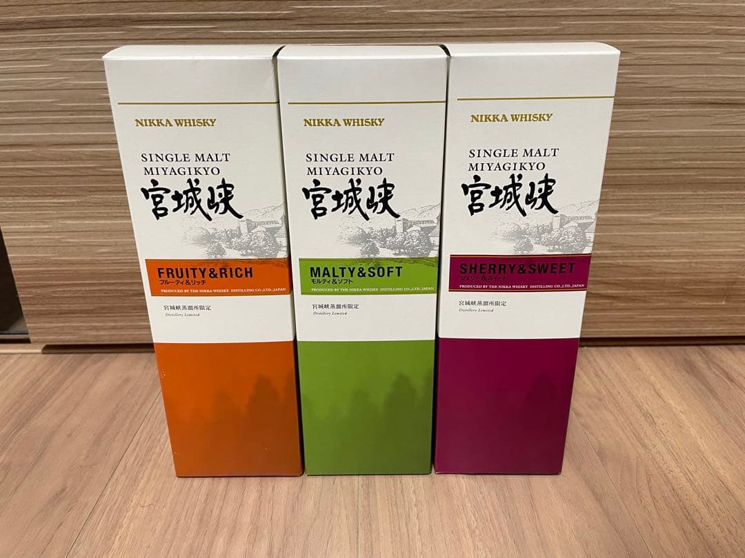 ニッカウヰスキー 宮城峡 蒸溜所限定500ml 3本セット