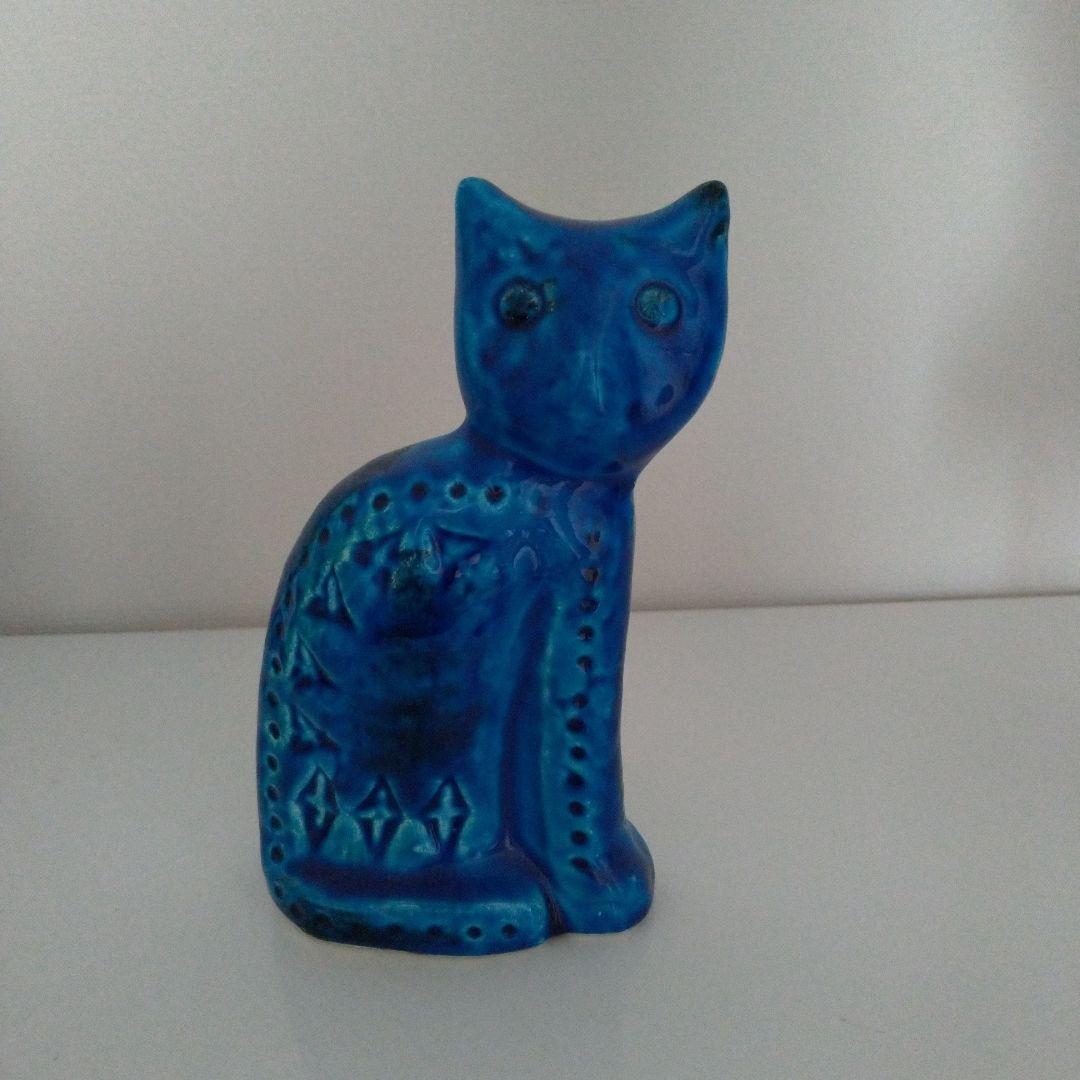 BITOSSI ビトッシ リミニブルー ネコ 置物 オブジェ イタリア製