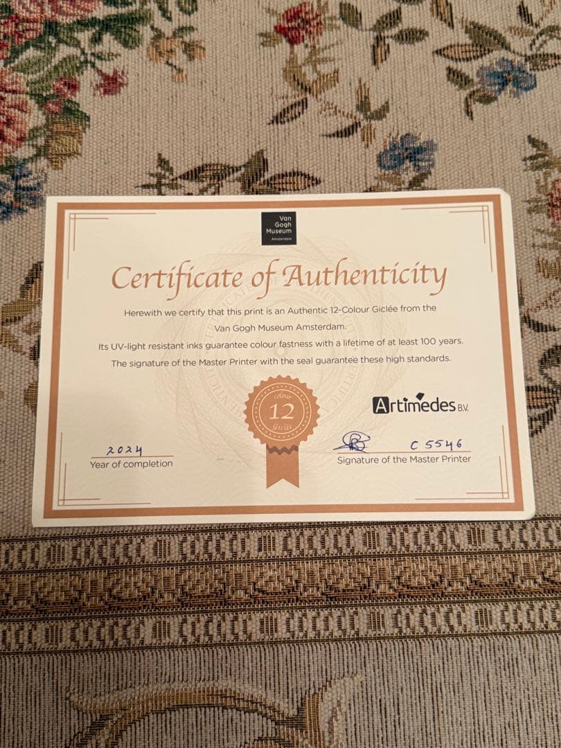 90cm × 70cm ゴッホ　ドーブル　キャンバスアート　Lサイズ　ポケカ