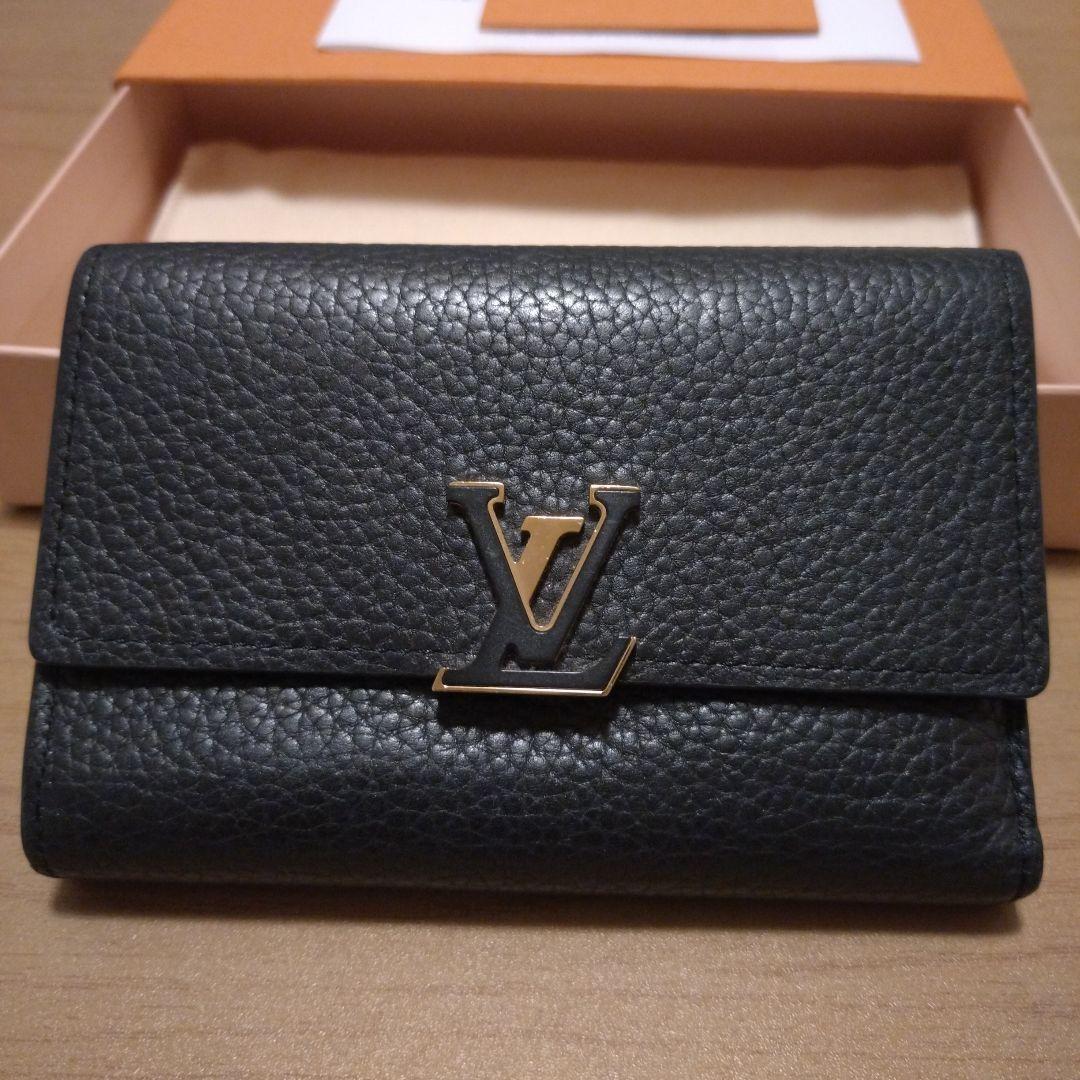 【ルイヴィトン】 ポルトフォイユ カプシーヌ レオパード