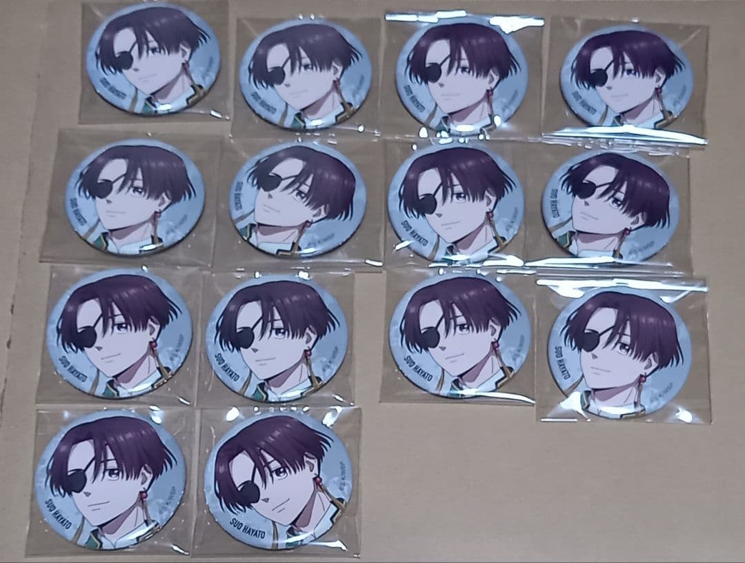 蘇枋隼飛 ジュエリー缶バッジ 18点セット ウィンブレ WIND BREAKER