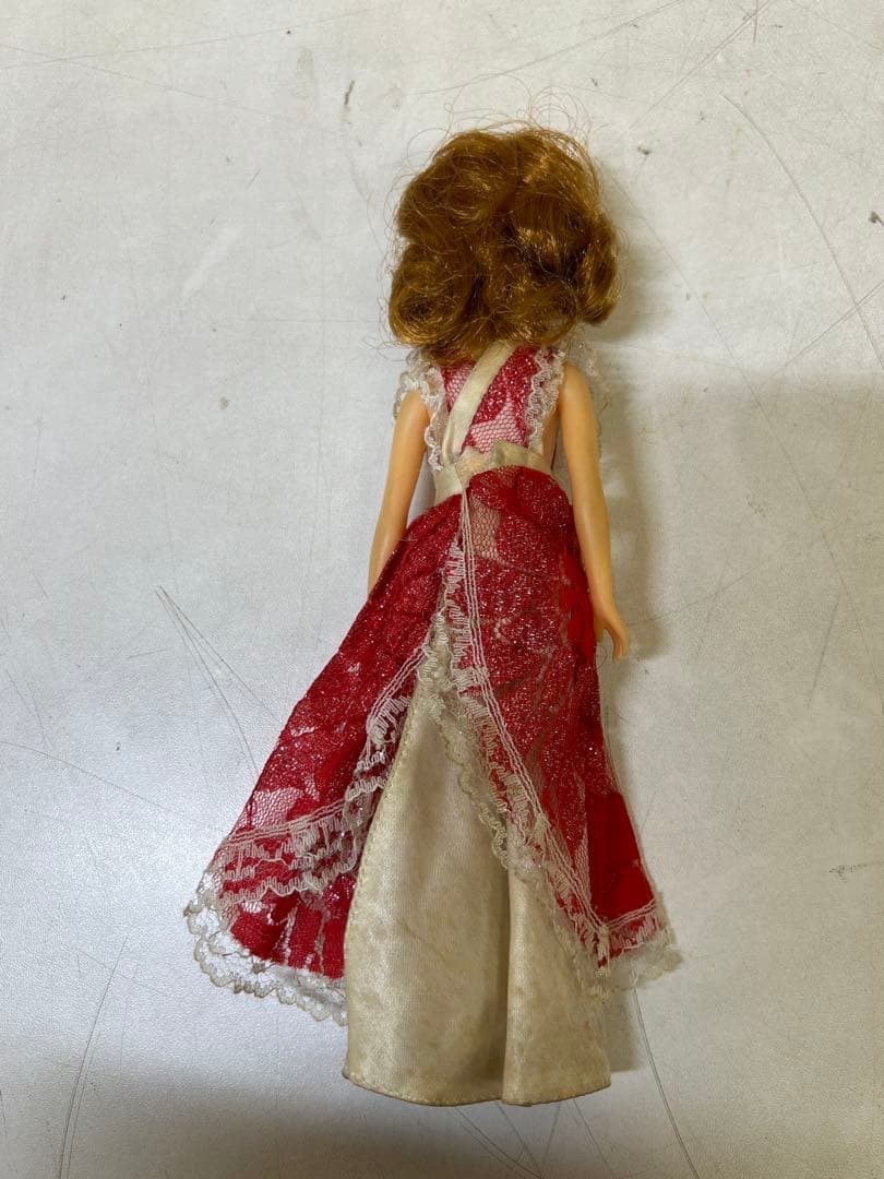 初期 リカちゃん人形 TAKARA製 ヴィンテージドール 赤いドレス付き 昭和