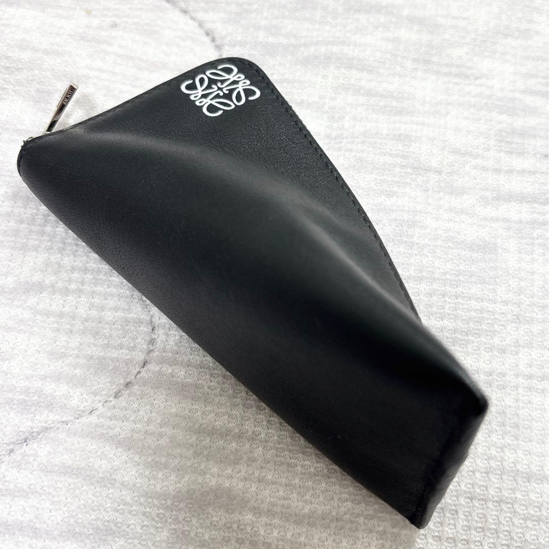 極美品　ロエベ　アナグラム　ケース　小銭入れ　マルチケース　小物入れ　黒