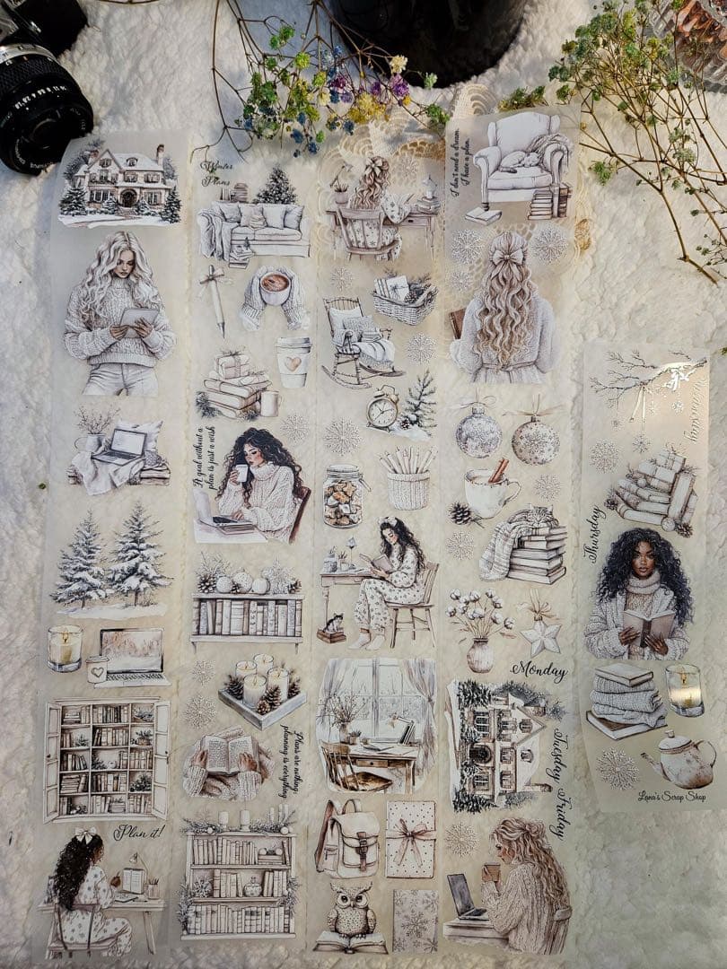 Lana´s Scrap Shop 海外マスキングテープ マステ 【2412】