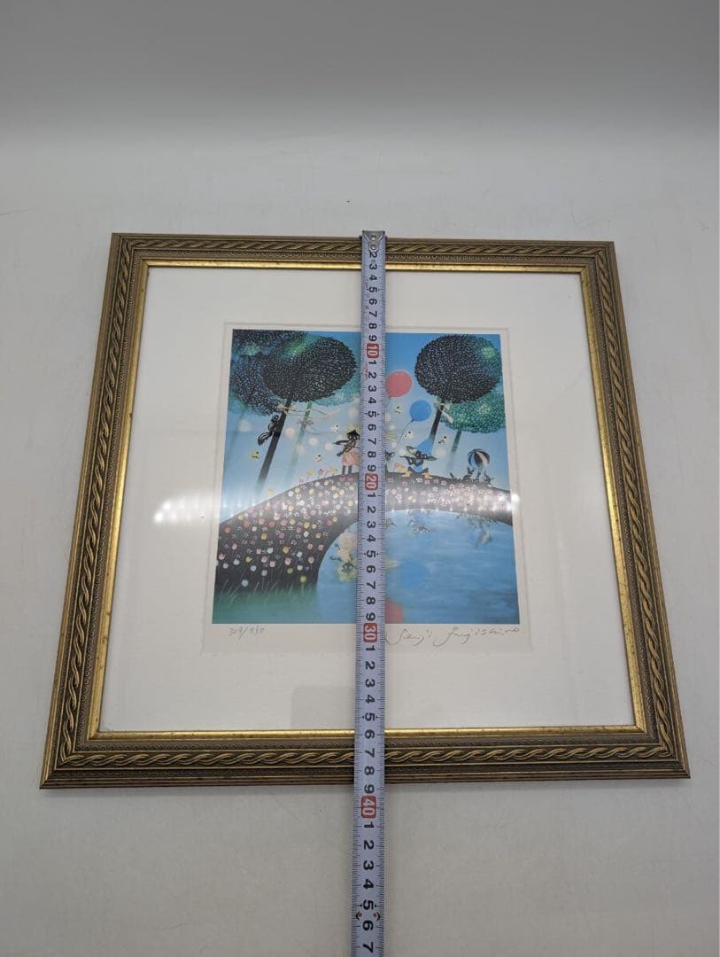 真作 藤城清治 作 四季のメルヘン 春 春のデュエット 全世界限定950点