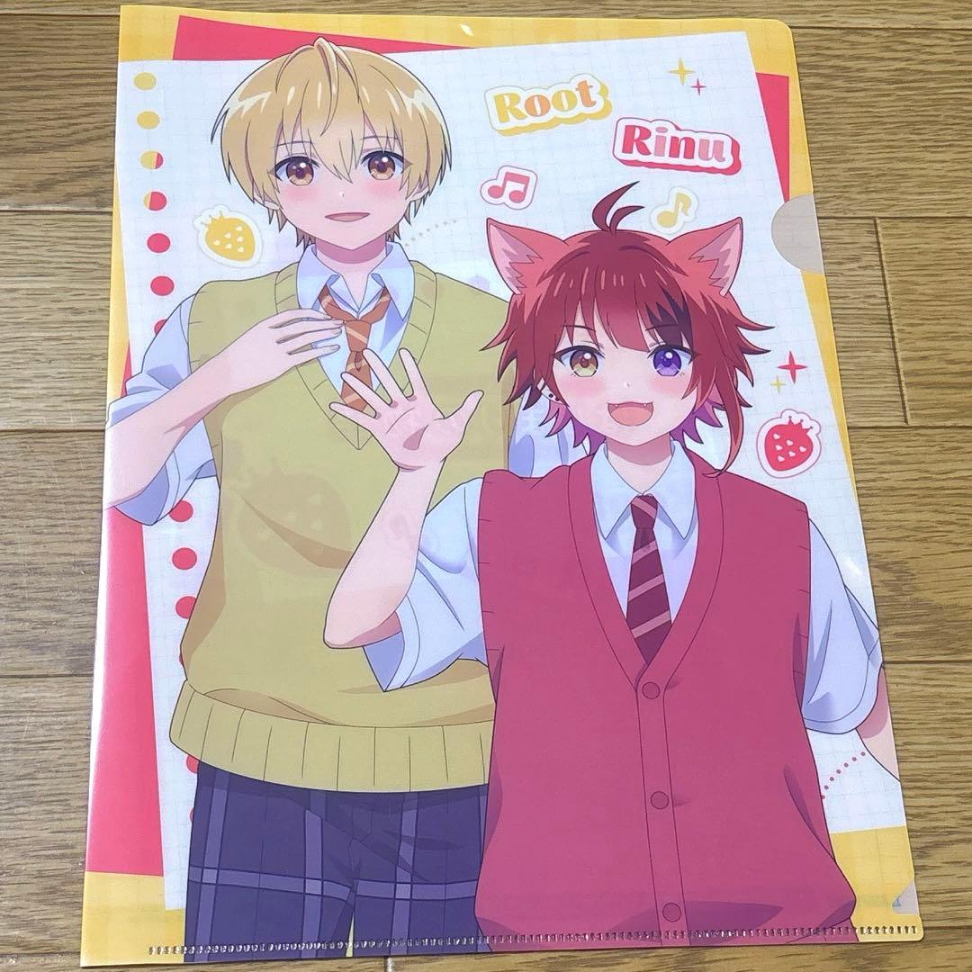 すとぷり るぅと 莉犬 クリアファイル - メルカリ