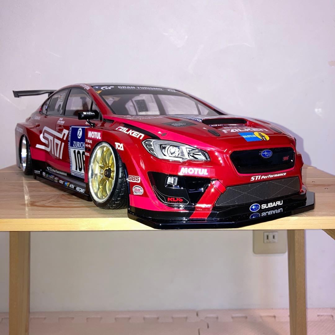 タミヤ　SUBARU WRX STI NBRチャレンジ ボディ