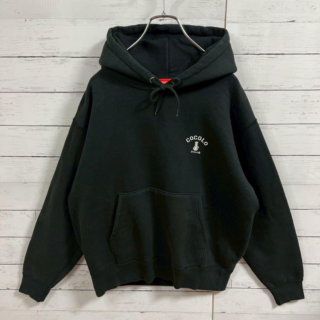 1【人気Lサイズ】ココロブランド☆両面ロゴ ビッグロゴ パーカー☆7394