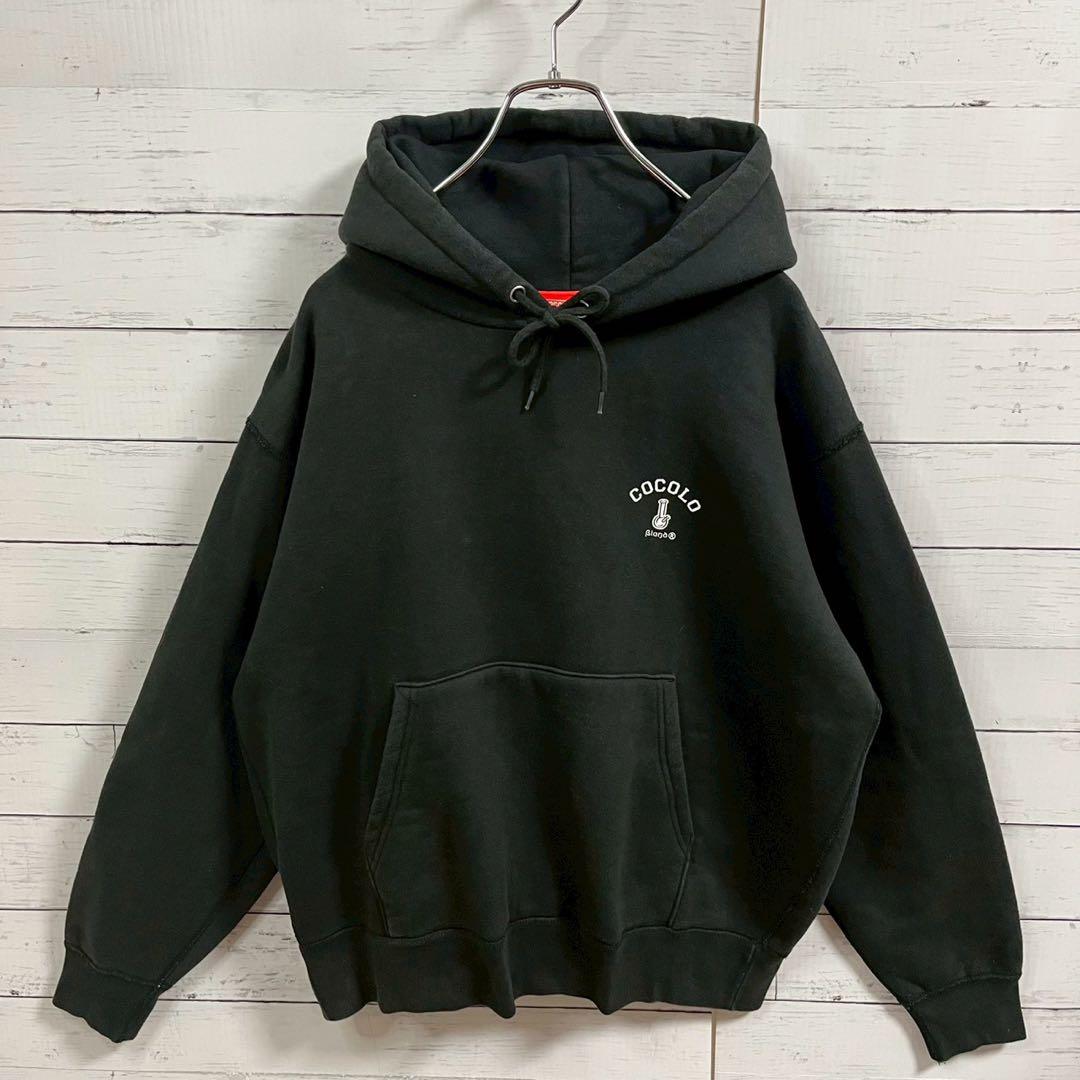 1【人気Lサイズ】ココロブランド☆両面ロゴ ビッグロゴ パーカー☆7394