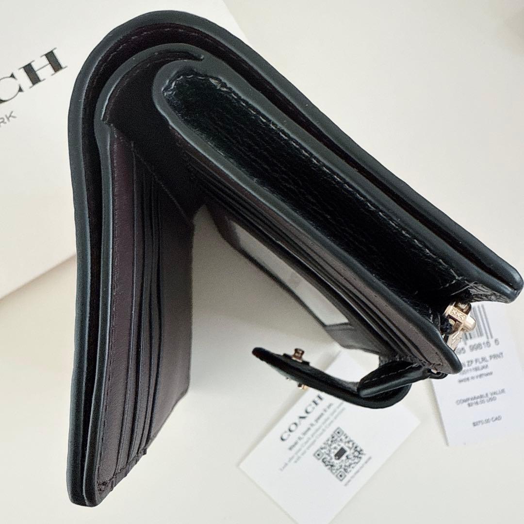 COACH コーチ 折り財布 ケリーグリーン 緑色 三つ折り財布 ミニ