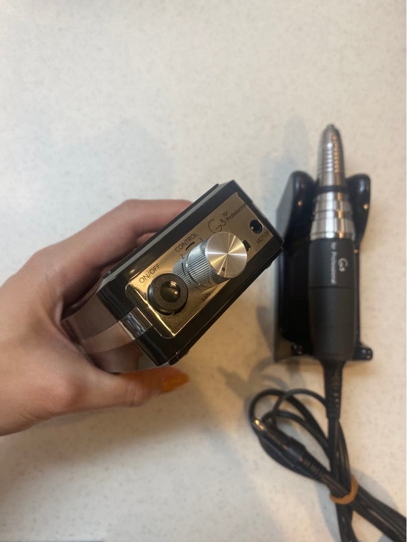 【美品】URAWA 浦和 ネイルマシーン 黒 プロ用 ポータブル 携帯バッグ付き