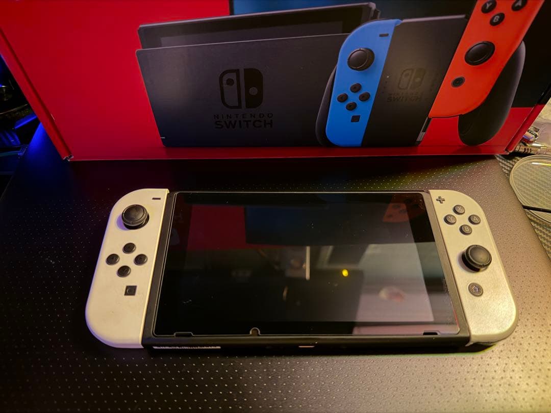 Nintendo Switch Joy-Con白 箱あり ACアダプター欠品