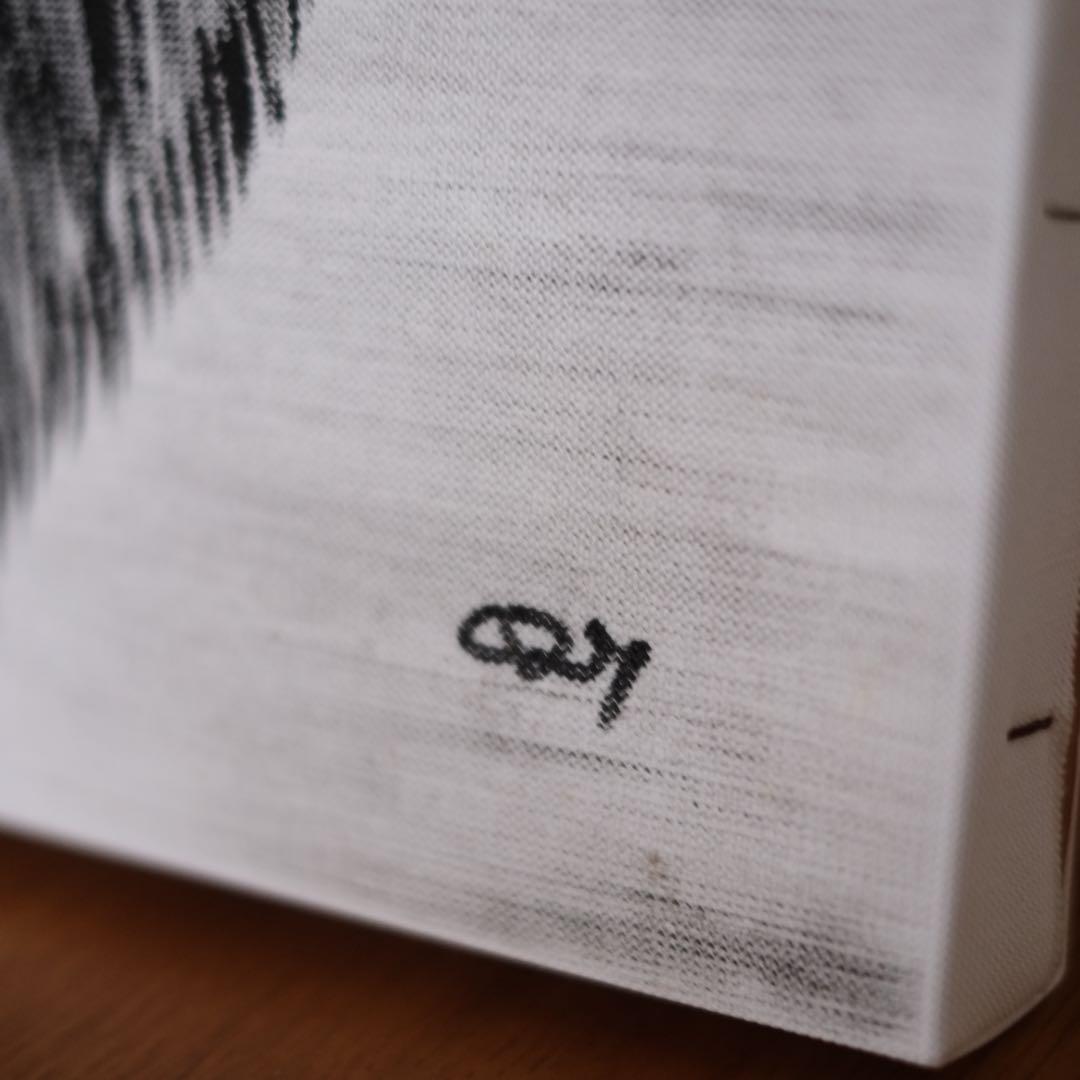 現代アート　虎　刺繍画　絵画　キャンバス