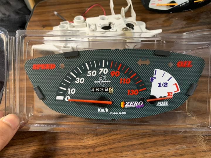ZERO スピードメーター ZX/Dio レーシングサービスZERO 130km/h