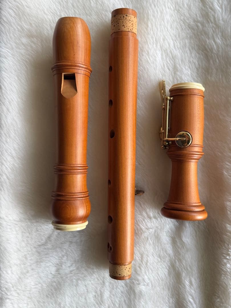 ⭕️ ゼンオンZEN-ON木製 テナーリコーダー キー付き