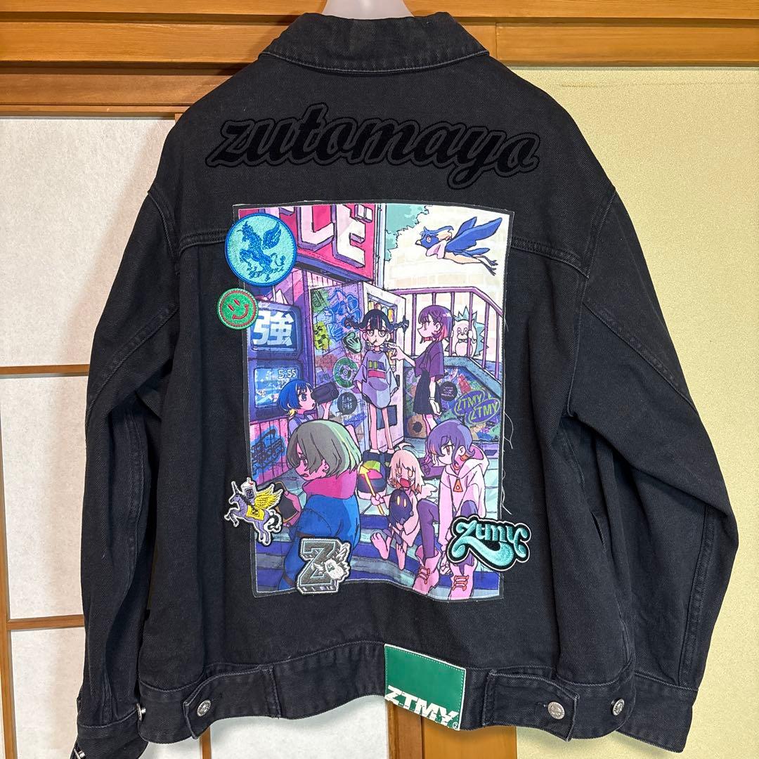 リ*リ様 ずとまよずっと真夜中でいいのに。 デニムジャケット愛のペガサスM