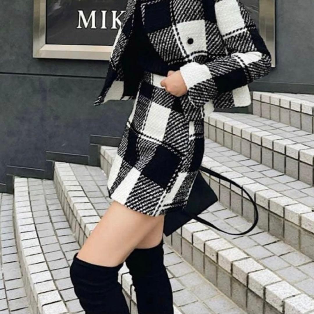 【美品】 sheller ブロックチェック キュロット