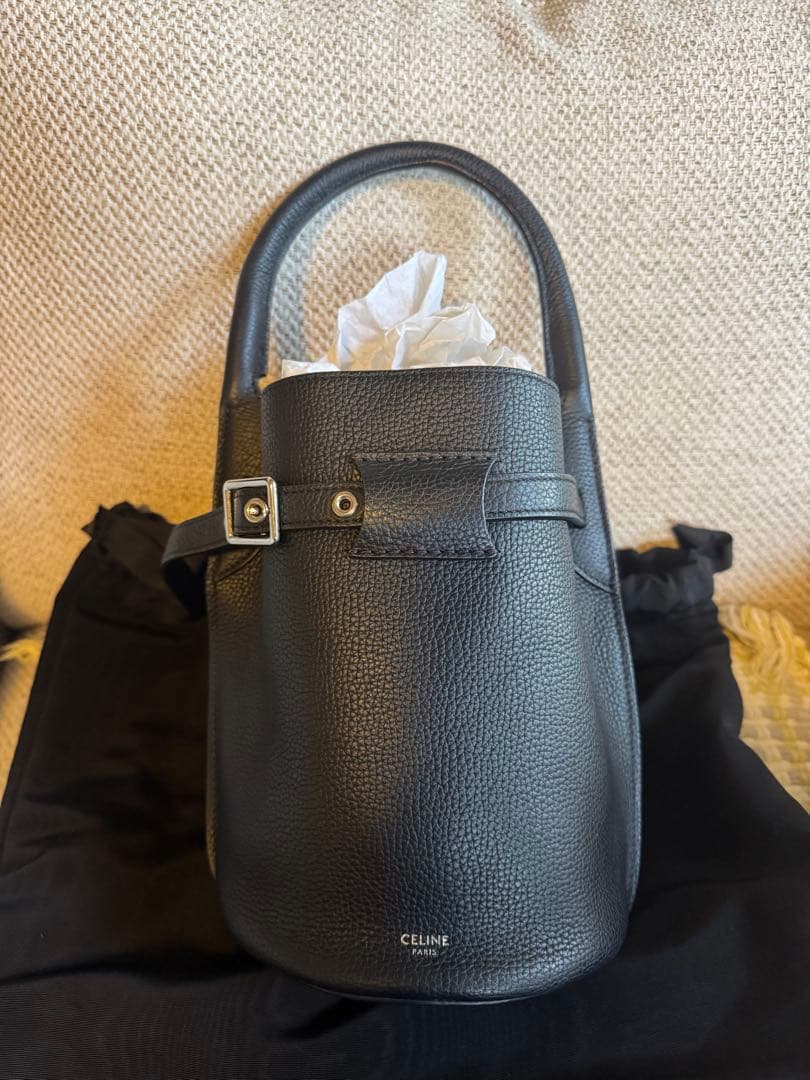 CELINE ビッグバッグバケット　ナノ/ブラック CELINE セリーヌ ビッグバッグ バケット ナノ ハンドバッグ ショルダー