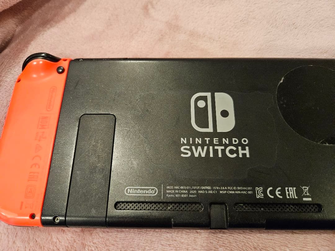 【ジャンク品】Nintendo Switch 本体 青/オレンジ Joy-Con