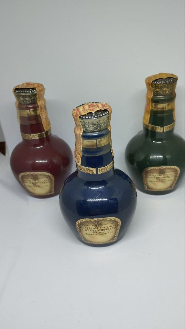 ロイヤルサルート21年 ミニチュアボトル 3本セット