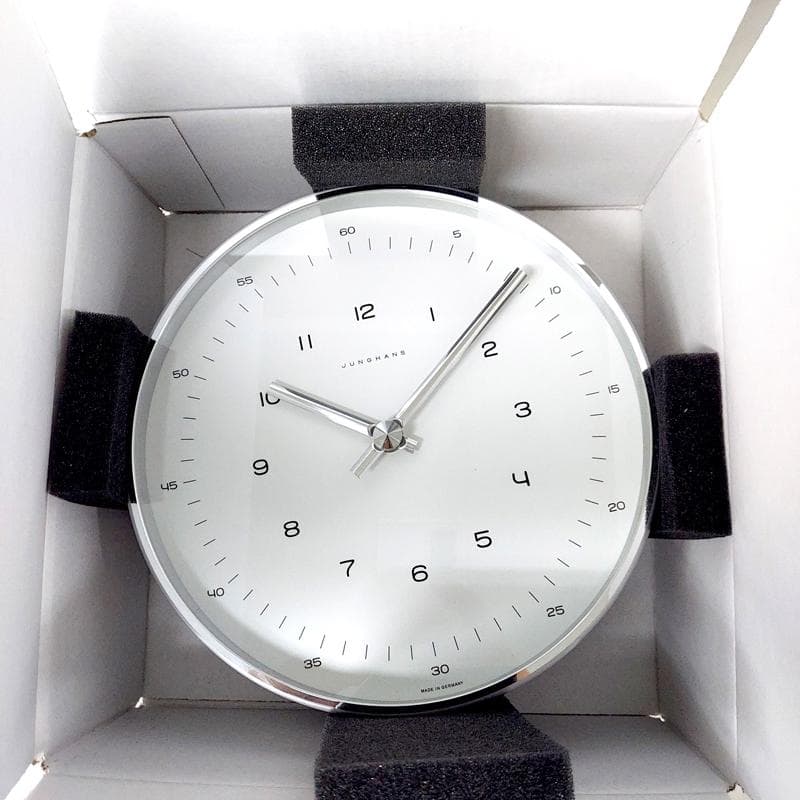 ユンハンス　JUNGHANS　掛け時計 　マックスビル　22mm　アラビア数字