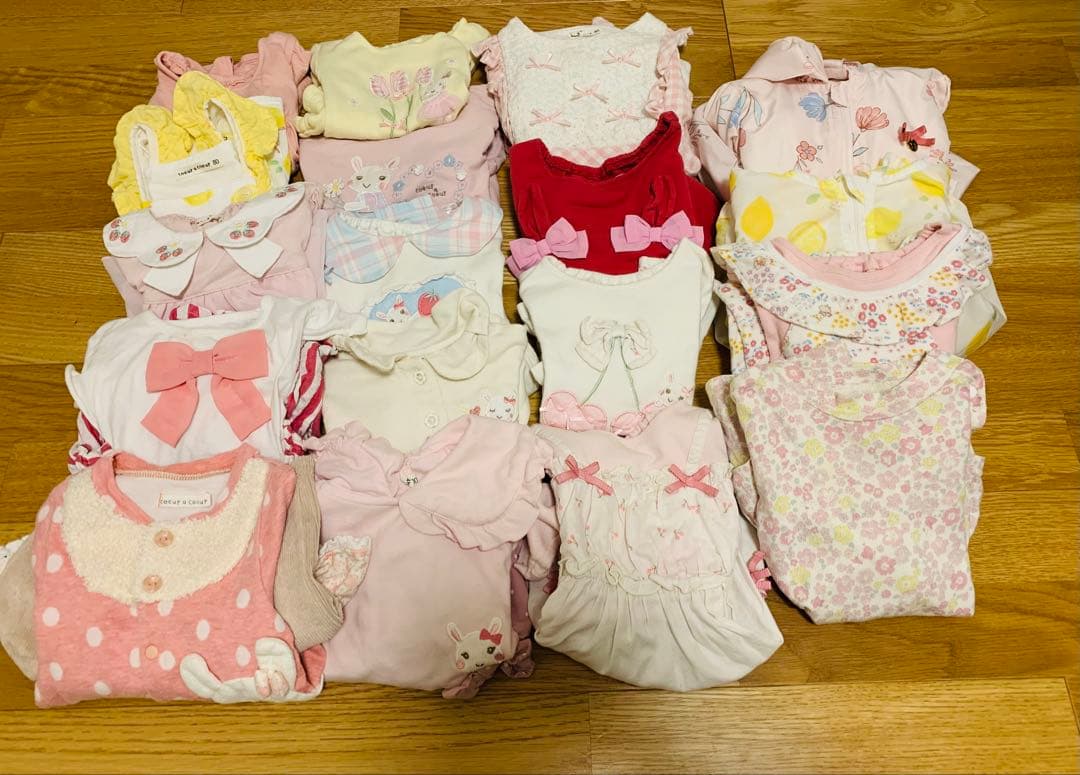 3/18迄⭐︎ 子供服まとめ売り⭐︎28着⭐︎全てクーラクール⭐︎80cm⭐︎保育園準備