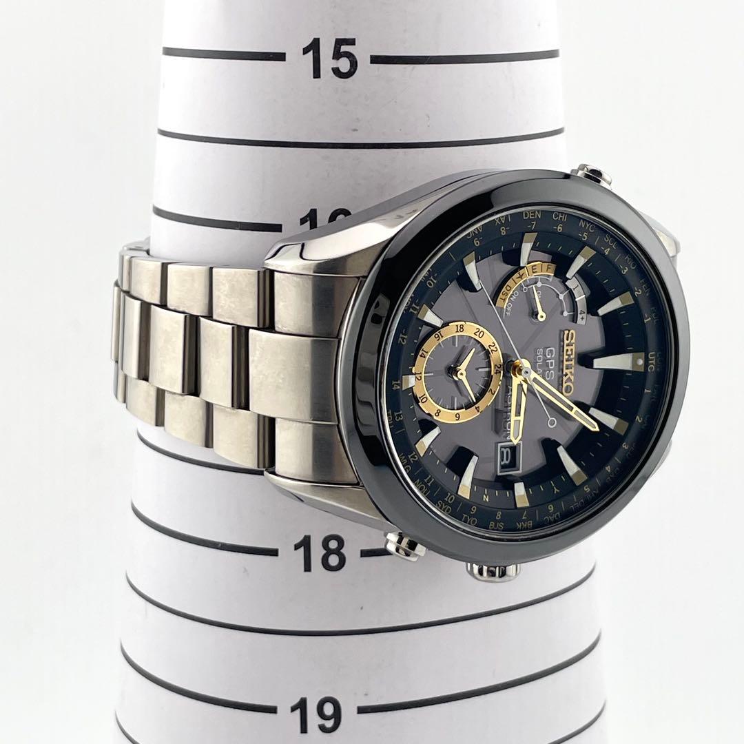 専用　セイコー　アストロン　ブライトチタン　電波ソーラー　腕時計　メンズ