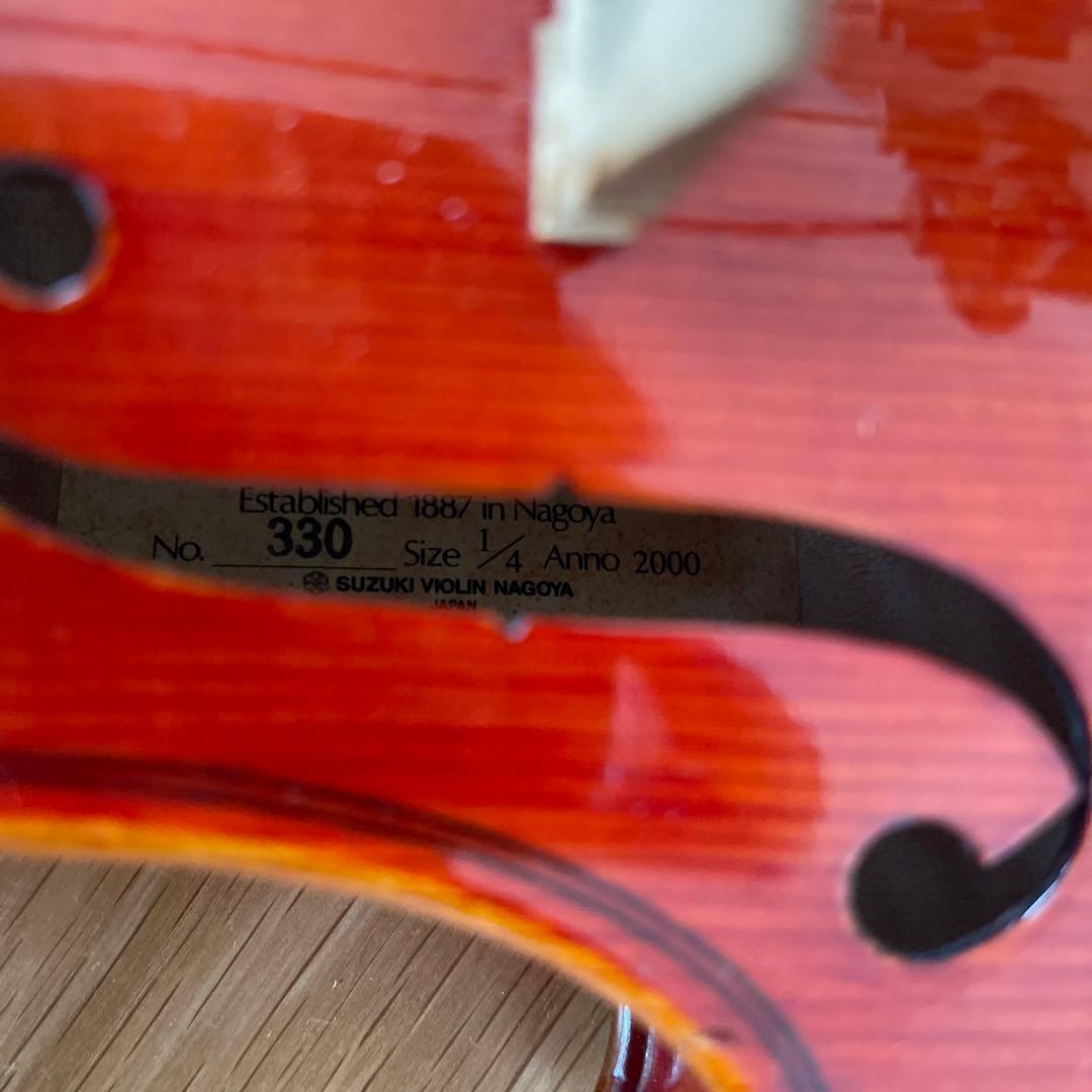 バイオリン　1/4 SUZUKI 330 スズキ