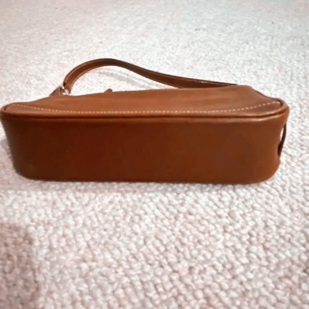 【美品】オールドコーチ　アクセサリーポーチ ステッチ ボルドー