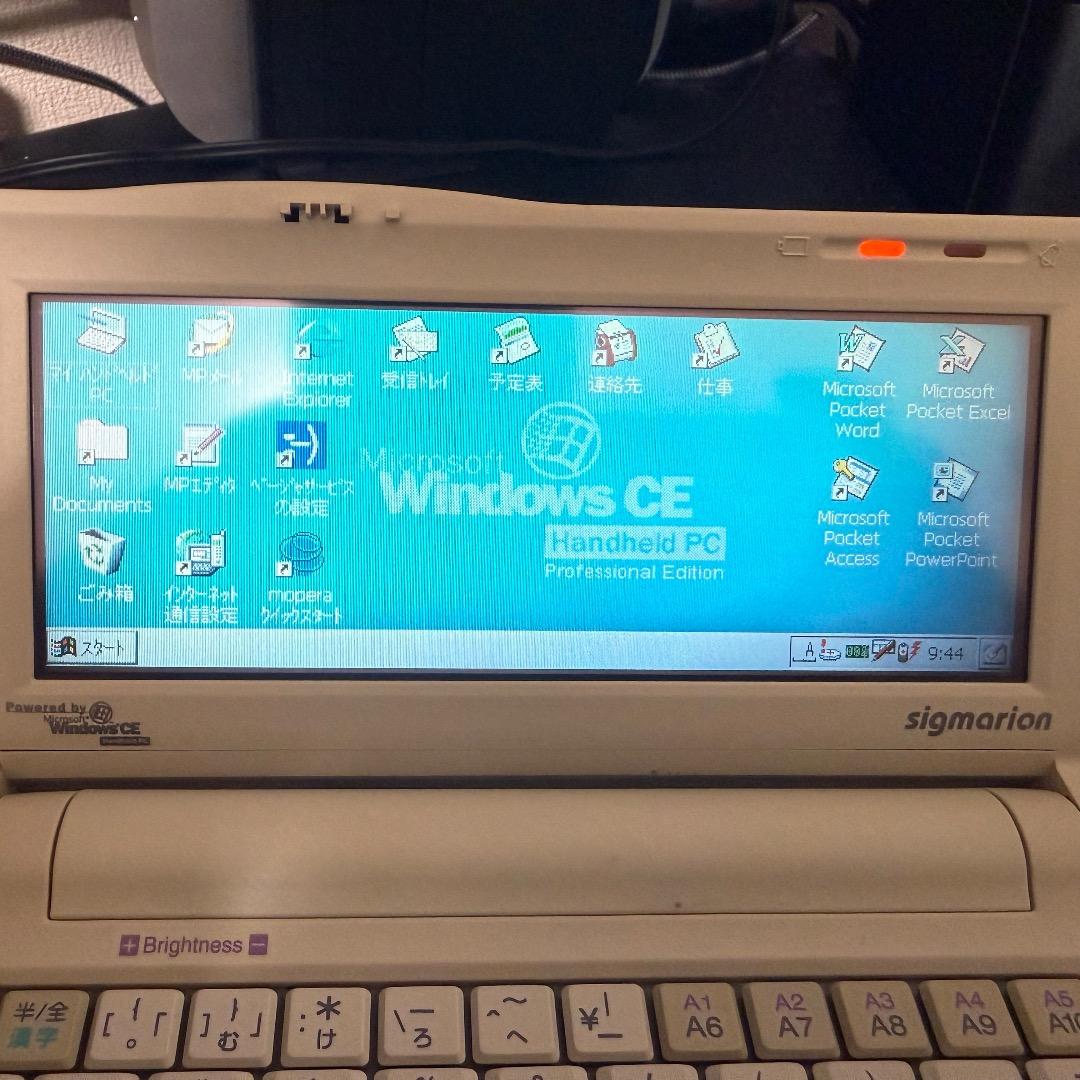 動作品/美品】NEC/ドコモ シグマリオンⅡ ゼロハリバートン