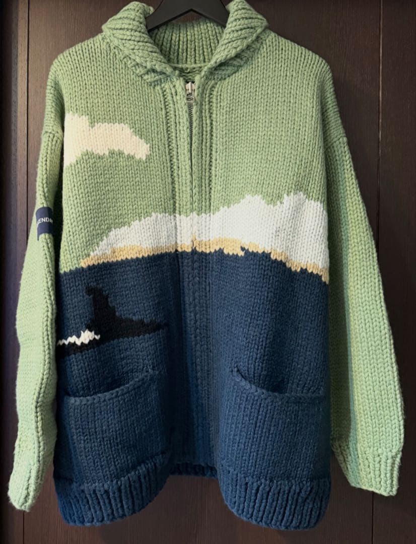 ジャケット・アウター DESCENDANT SUNKEN COWICHAN SWEATER