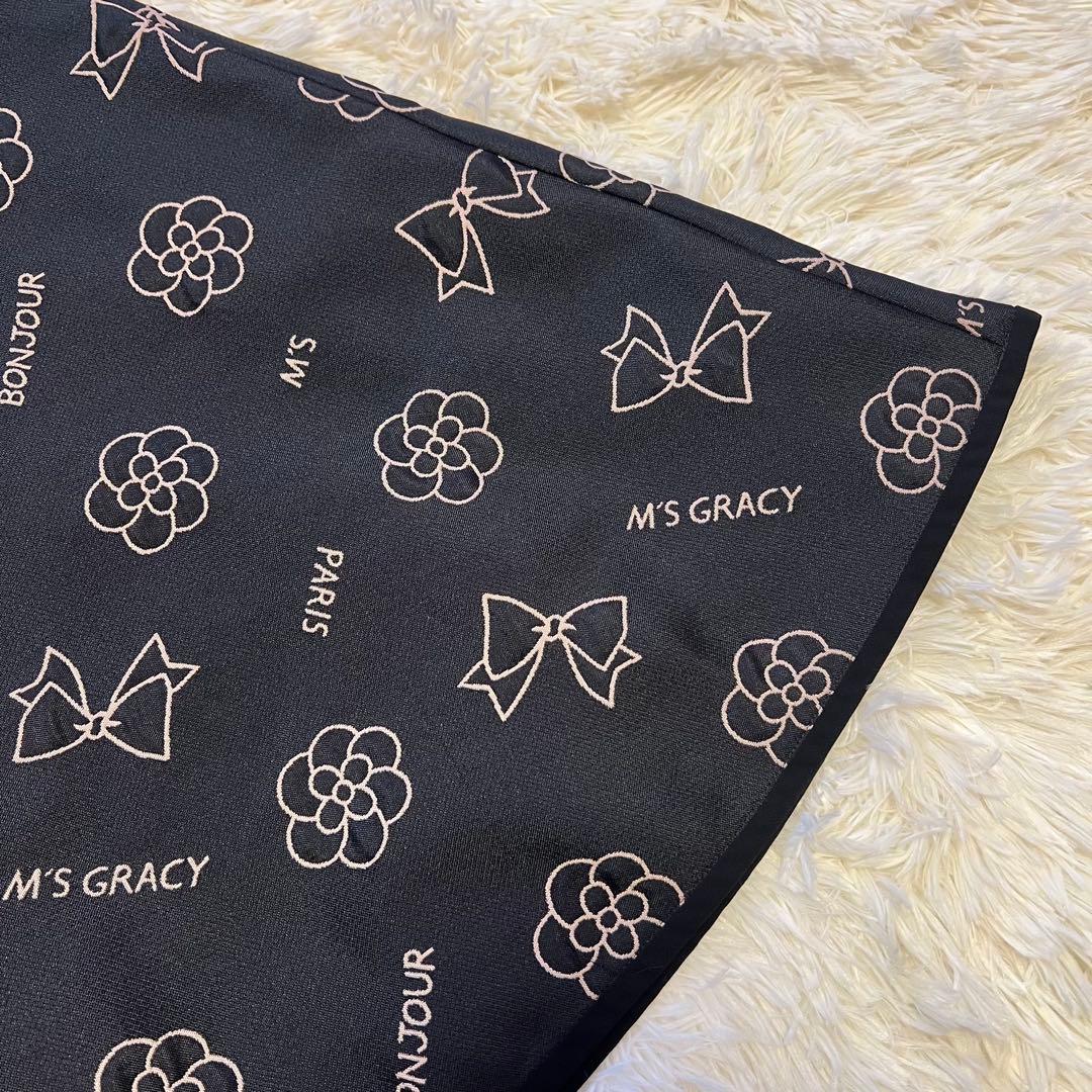 エムズグレイシー 完売品 アイコン柄 スカート アイコン モチーフ スカート