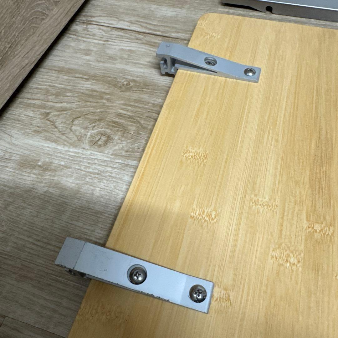 スノーピーク スライドトップハーフ竹 2枚 ステンレストレー 1枚