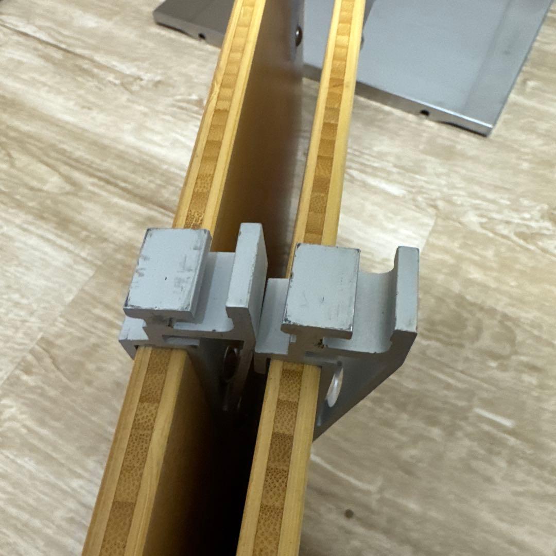 スノーピーク スライドトップハーフ竹 2枚 ステンレストレー 1枚