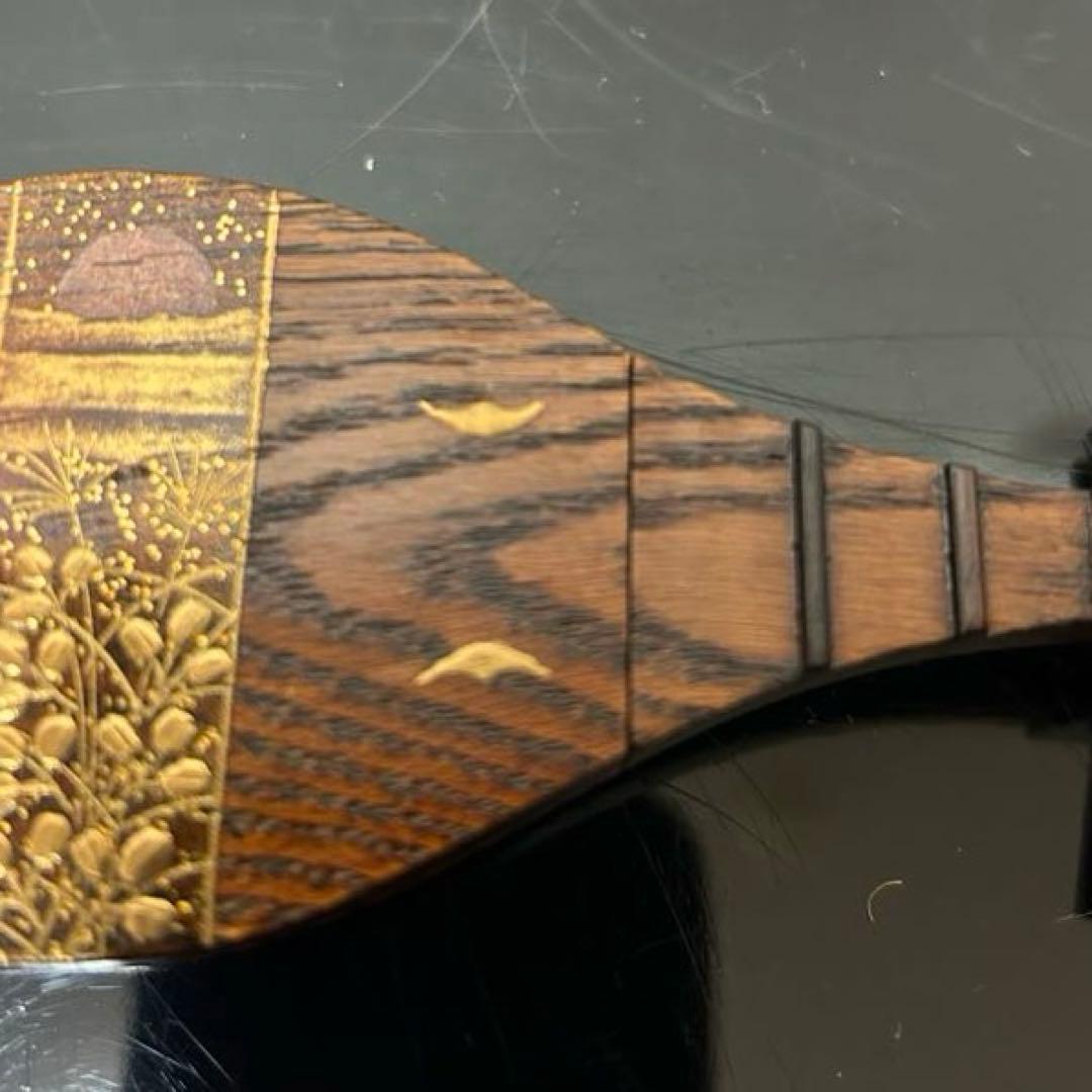 秋草蒔絵琵琶香合 茶道具懐石茶箱鵬雲斎坐忘斎淡々斎即中斎