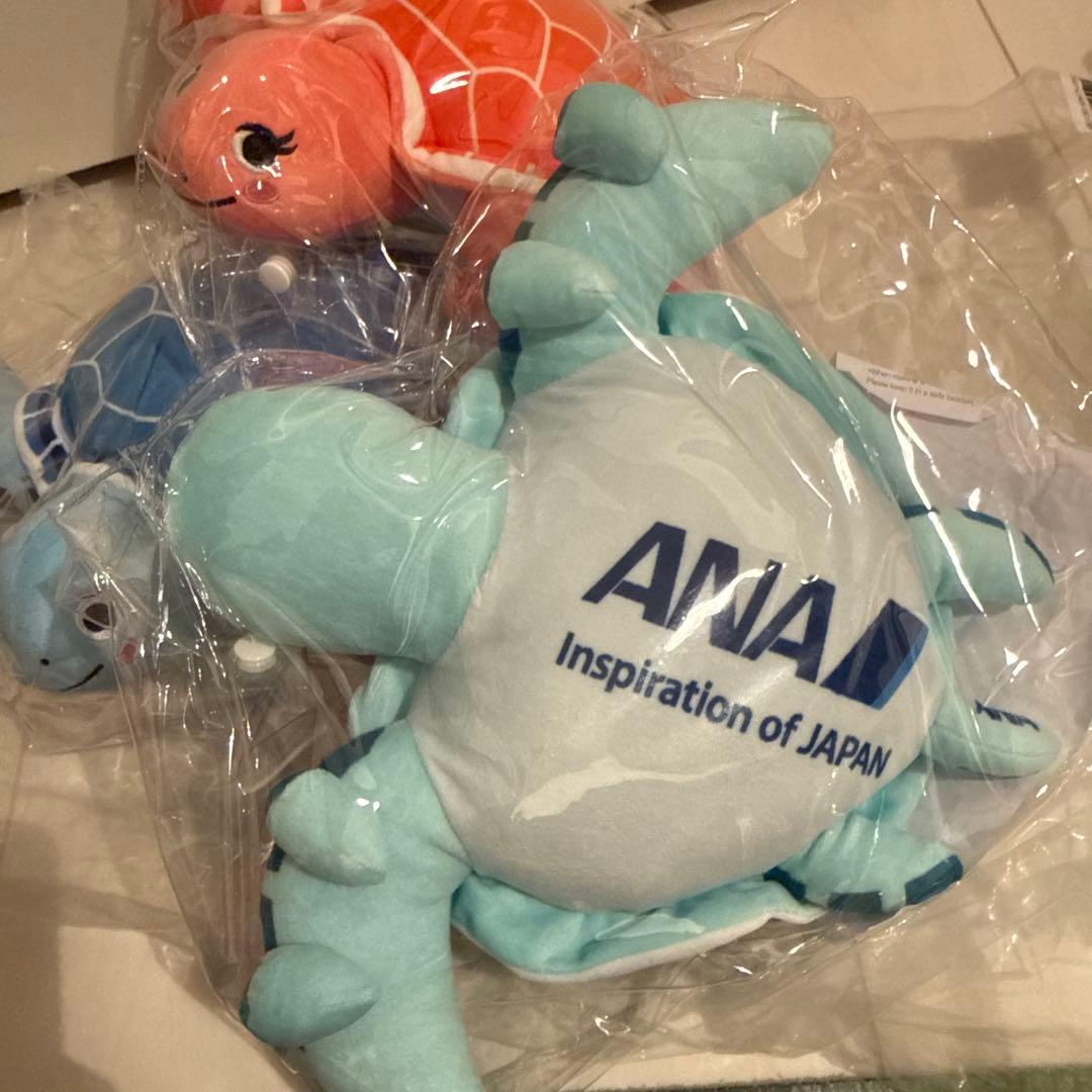 【ANA✈︎A380機内限定】フライングホヌぬいぐるみ ラニ・カイ・ラー