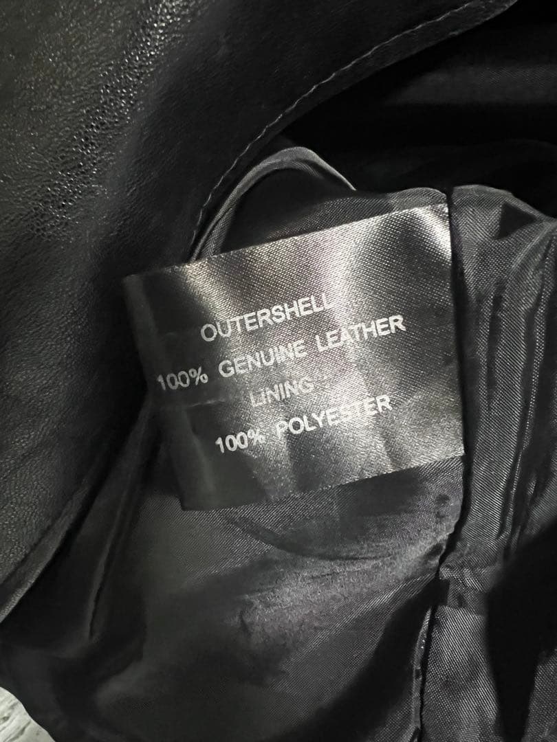 SHIMOKITAZAWA RINGO シングルライダース 本革 短丈 XL - メルカリ