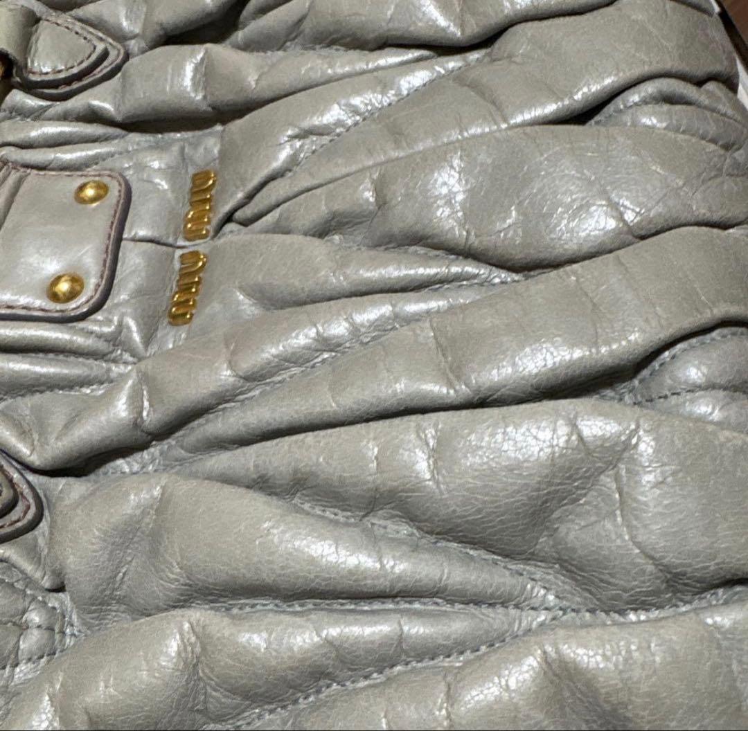 バッグ miu miu vitello lux 2way hand bag 2WAY